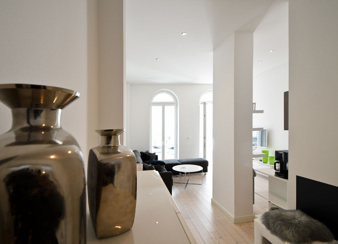 Ferienwohnung Luisenhof Wohnbereich