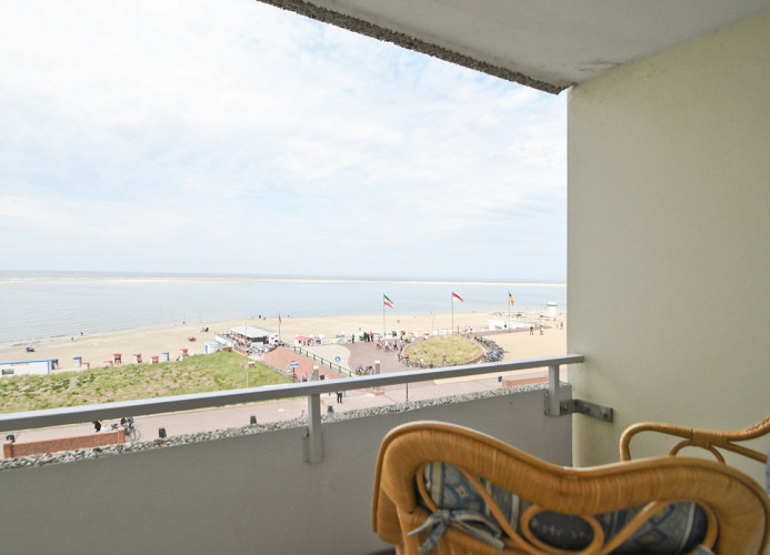 Balkon mit Meerblick